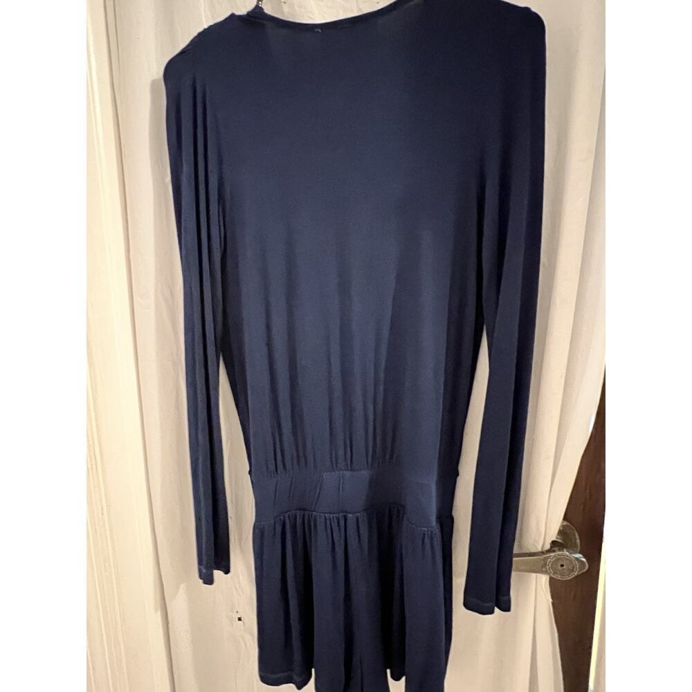 young fabulous broke Navy Blue Howell Surplice V Neck Romper Sz S - Picture 10 of 10